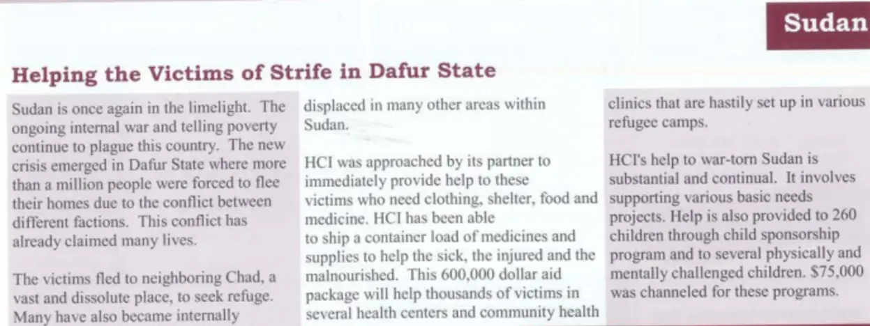 2004 HCI Darfur State
